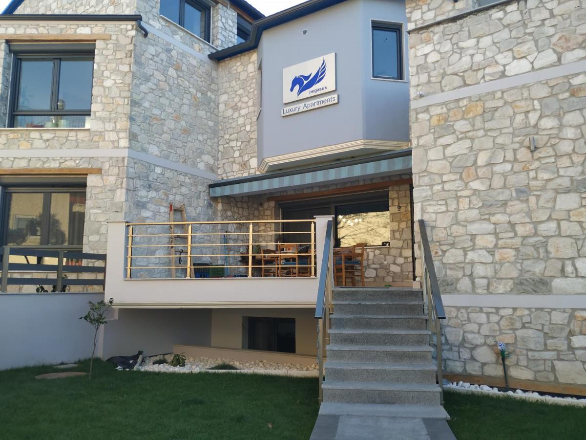Pegasus Sea View Luxury Apartments Nea Vrasna Ngoại thất bức ảnh